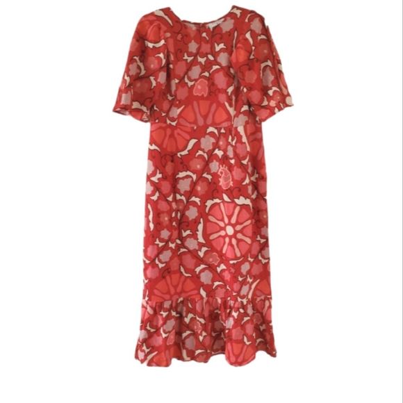 NWT Rhodes x Target Zinnia Floral Midi Dress Sz 14 - Picture 2 of 9